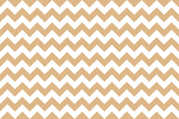 Burlywood and white color Zig zag seamless pattern.