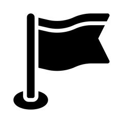 flag glyph icon