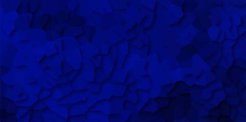 Obraz premium Beautiful blue crystallized black background. abstract light colorful stone with shadow pattern. modern wallpaper, trendy simple minimal geometric pastel background vector abstract mosaic backdrop.