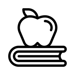 apple line icon