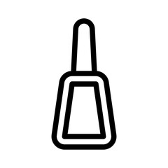 polish bottle line icon