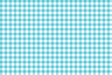 Turquoise and white color plaid pattern background. plaid pattern background. Seamless pattern.