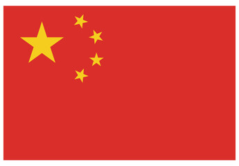 china flag vector