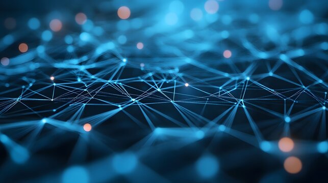 abstract technology background with binary code