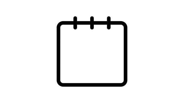 Calendar flips to reveal a dollar symbol, indicating payday. Effective for HR content, reminders, and payroll explainer use