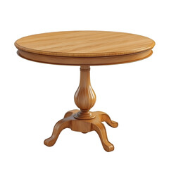 Elegant Wooden Round Table Classic Design Home Decor,