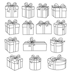 set of gift boxes