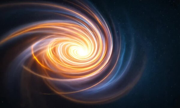 Cosmic Vortex: Celestial Swirl of Light and Energy