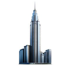 Tall Skyscraper Modern Cityscape Architecture Design