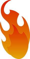 Stylized Gradient Fire Elements