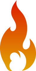 Stylized Gradient Fire Elements