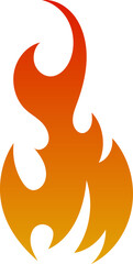 Stylized Gradient Fire Elements