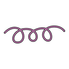 scribble line doodle element