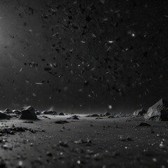 Inky black canvas strewn with diamond dust stars, cosmic expanse ,  stellar,  space