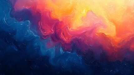 Fototapeta premium Abstract colorful fluid painting design.