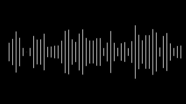 Podcast sound waves for online audio streaming and podcasting or music player and mobile phone voice message soundwaves. Sketch of musical soundtrack. Frequency audio waveform.