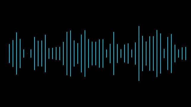 Podcast sound waves for online audio streaming and podcasting or music player and mobile phone voice message soundwaves. Sketch of musical soundtrack. Frequency audio waveform.