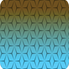 Fototapeta premium Blue & Brown Pattern Design Elegant Decorative Background