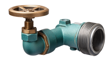 Precision and Performance: A close-up of a meticulously crafted industrial valve, showcasing its intricate design and robust engineering, representing reliability and control in essential systems.