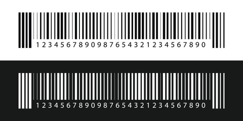 Barcode isolated on white background, Simple fake bar code, barcode scratched vector illustration , barcode icon for selling, Product Barcode, Trendy bar code for web icon in eps 10.
