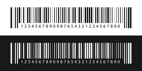 Barcode isolated on white background, Simple fake bar code, barcode scratched vector illustration , barcode icon for selling, Product Barcode, Trendy bar code for web icon in eps 10.