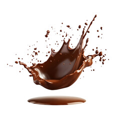 Chocolate Splash Dark Background Sweet Treat Delicious Drink