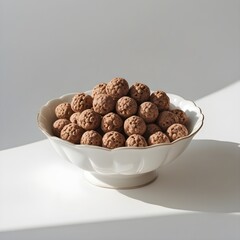 chocolate balls in a bowl