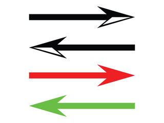 Data transfer arrows icon vector. Both side arrow icon. Isolated on white background. Vector illustration.