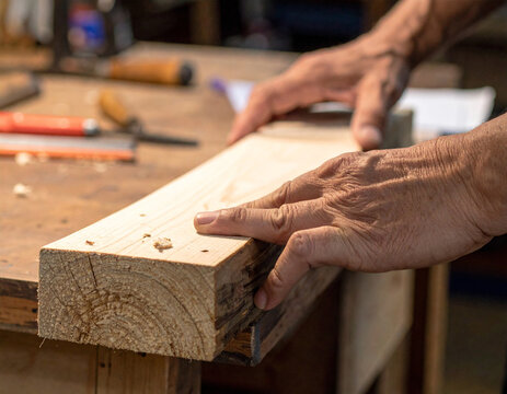 廃材を使った木工作品
Woodworking with Reclaimed Wood
