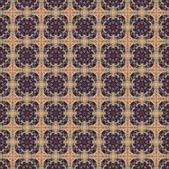 Background design, geometric pattern, abstract fabric pattern, used in designing various patterns, bright colors, floral patterns.