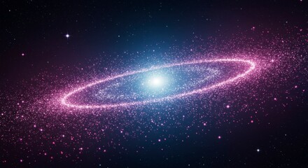 Spiral galaxy in deep space (4)