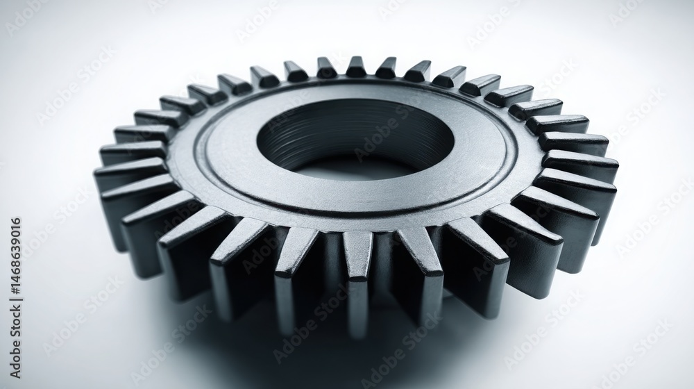 Poster gear forming a central puzzle piece in a conceptual representation of core processes and mechanisms 