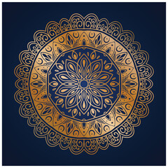 All gold Hand drawn mandala