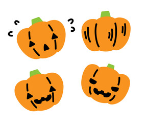 かわいいかぼちゃイラスト