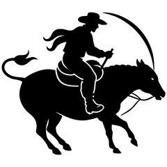 horse silhouette vector