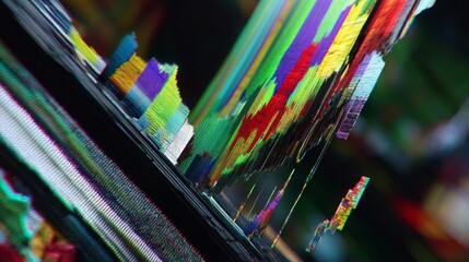 Glitched RGB Data Matrix