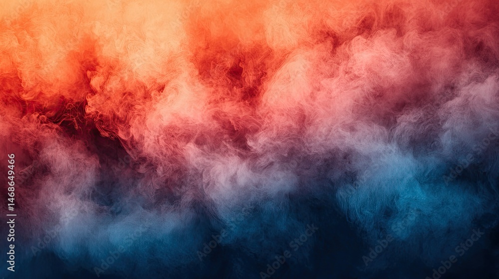 Aufkleber the image depicts color gradients of smoke and wispy textures