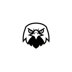 Bold Eagle Head Vector Illustration for Branding and Design