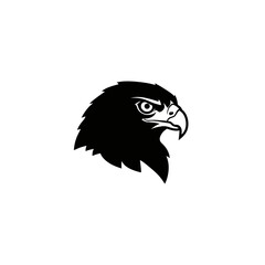Eagle Head Silhouette - Vector Illustration