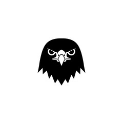 Eagle Head Vector: Bold, Minimalist, and Striking Logo Design