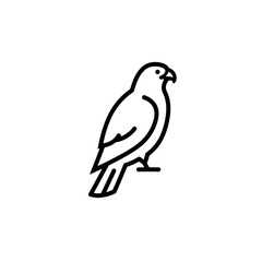 Minimalist Eagle Icon: Symbol of Freedom & Strength