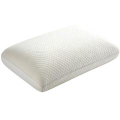 white pillow isolated on white