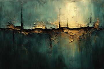 Abstract Wall Art with Textured Finish