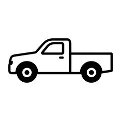 Fototapeta premium truck icon isolated PNG transparent