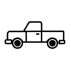 truck icon isolated PNG transparent