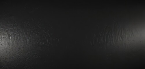 Deep black leather, fine grain, polished sheen,  grain texture, black leather