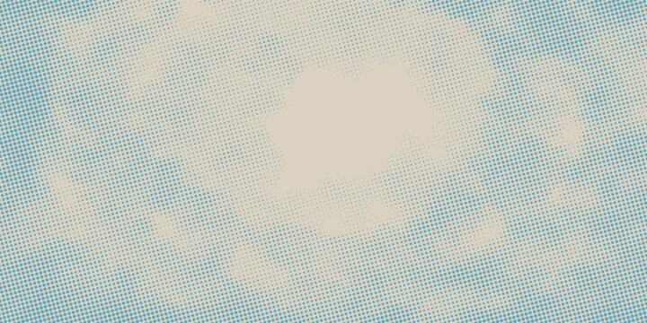 retro sky pattern on old paper texture. raster halftone vintage clouds. vector illustration