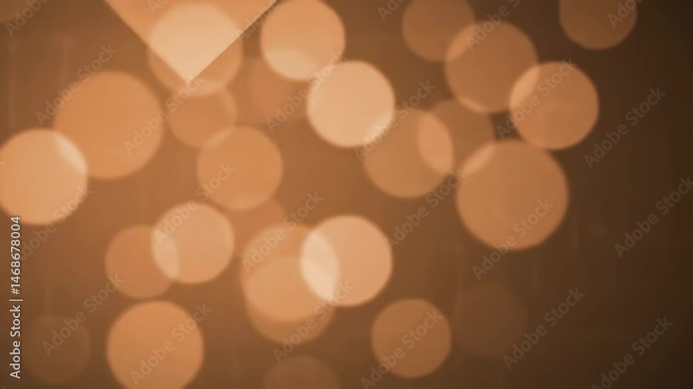 Poster abstract bokeh effect sparkling golden light festive background