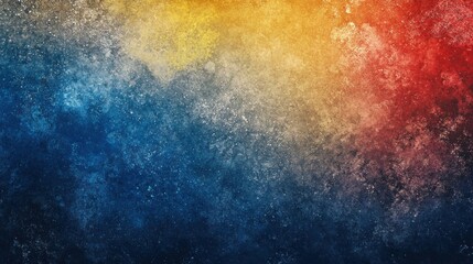 Obraz premium Vibrant abstract painting with blended colors (1)