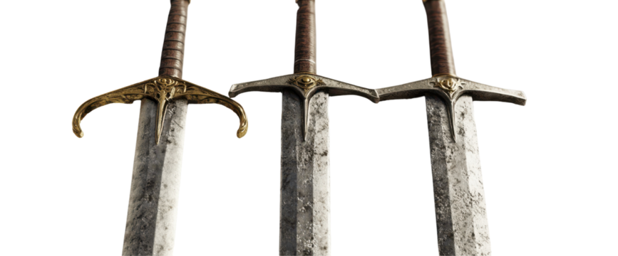 Medieval Swords in Array